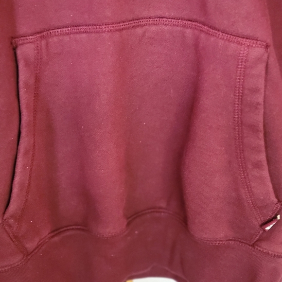 Westhall Hoodie unisex Men's XL Burgundy Red - Picture 2 of 6